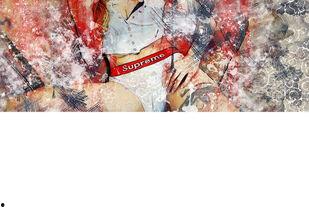 血色背景女孩图片,女孩的勇敢征程